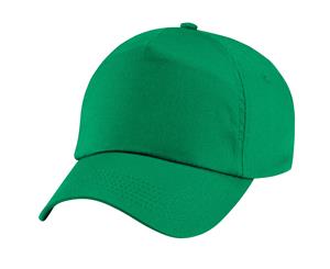 Beechfield Plain Unisex Junior Original 5 Panel Baseball Cap (Kelly Green) - PC2109