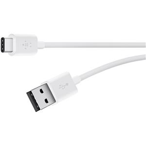 Belkin MIXIT 2.0 USB-A to USB-C 1.8M Charge Cable (White)