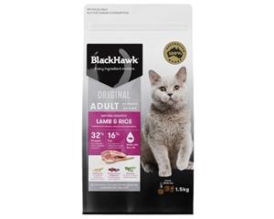 Black Hawk Holistic Cat Food Lamb and Rice - 1.5kg (CBHL1.5)