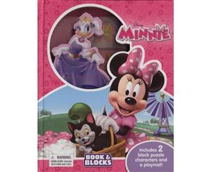 Books and Blocks - Disney Minnie  Includes 2 block puzzle characters and a playmat