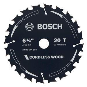 Bosch 160mm 20T TCT Circular Saw Blade for Wood Cutting - CORDLESS