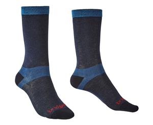 Bridgedale Womens Liner Coolmax Base Layer Walking Socks - Navy