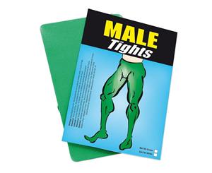 Bristol Novelty Mens Fancy Dress Tights (Green) - BN805