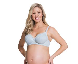 Cake Maternity Frosted Parfait Flexi Wire Lace Nursing Bra - Grey