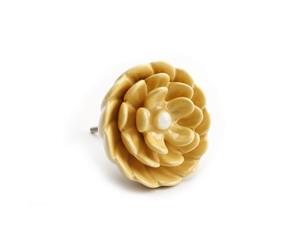 Cgb Giftware Yellow Flower Drawer Handle (Yellow) - CB1495