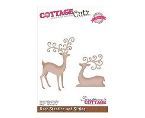 Cottagecutz Elites Die Deer Sitting & Standing 1.9Inch To 3.5Inch