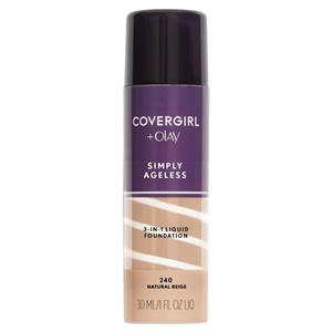 Covergirl Olay Simply Ageless 3in1 Liquid Foundation Natural Beige