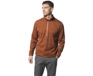 Craghoppers Mens Strata Half Zip Walking Fleece Jacket - Terracota