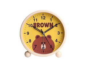 Cute Bear Desk Alarm Clock - Yellow