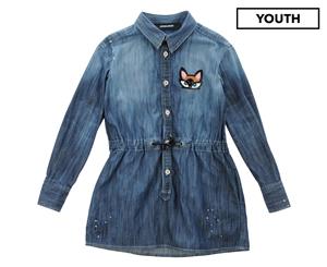 DSQUARED2 Girls' Denim Dress - Blue