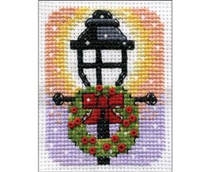 Design Works Counted Cross Stitch Kit 2inch X3inch Lamp Post (14 Count)