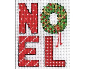 Design Works Counted Cross Stitch Kit 2inch X3inch Noel (14 Count)