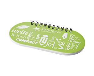 Desk-Mate Capsule Notebook (Lime Green/Solid Black) - PF2824