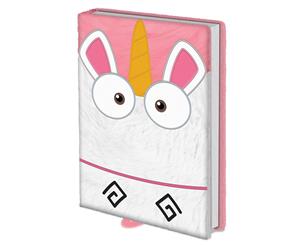 Despicable Me Fluffy Unicorn Premium Notebook (Pink) - TA283