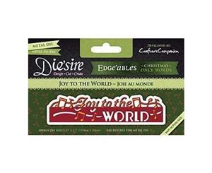 Die'sire Edge'ables Cutting & Embossing Die - Joy To The World