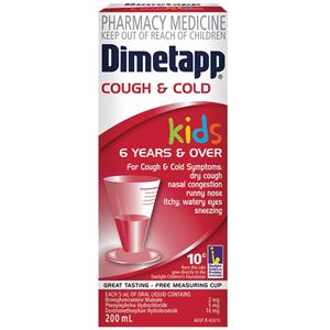 Dimetapp Cough and Cold 200mL