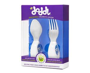 Doddl Fork and Spoon Set - Blueberry