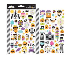 Dooblebug - Mini Cardstock Stickers 2 pack - Candy Carnival