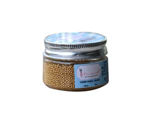 Dress My Craft - Flower Pearls 1oz - Golden