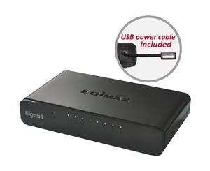 ES5800G EDIMAX 8 Port Giga Desktop Switch Optional USB Power Plug-and-Play and Supports All Kind of Network Protocols 8 PORT GIGA DESKTOP SWITCH