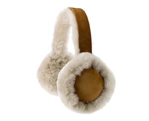 Eastern Counties Leather Womens/Ladies Luxury Sheepskin Earmuffs (Tan) - EL276