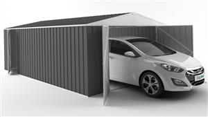 EasyShed 6030 Garage Shed - Slate Grey