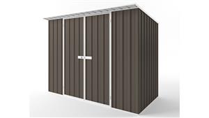 EasyShed D3015 Skillion Roof Garden Shed - Jasmine Brown