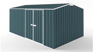 EasyShed D4530 Tall Truss Roof Garden Shed - Torres Blue