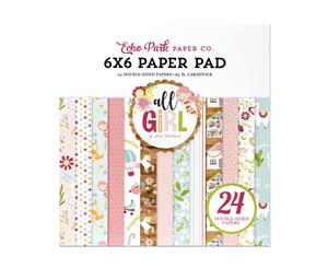 Echo Park Double-Sided Paper Pad 6x 6 24/Pkg All Girl 12 Designs/2 Each