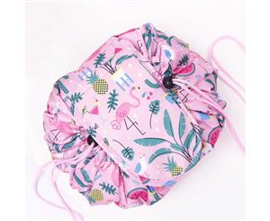 Flamingo Travel Cosmetic Bag Storage Bag - Pink