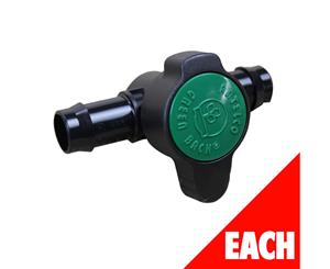 GREEN BACK VALVE 19mm Low Dens. Fittings Garden Water Irrigation 45525 EACH