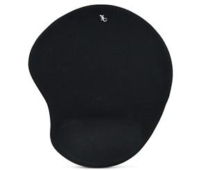 Gecko Mouse Mat Pad w/ Wrist Rest Non-slip for Computer PC Home Office Black