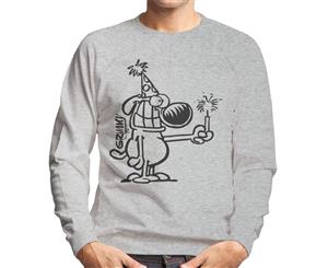 Grimmy Birthday Banger Men's Sweatshirt - Heather Grey