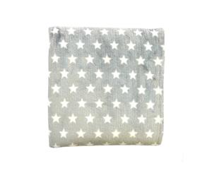 Hamptons Minky Blanket - Grey