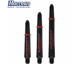 Harrows - Supergrip Carbon Dart Shafts - Red