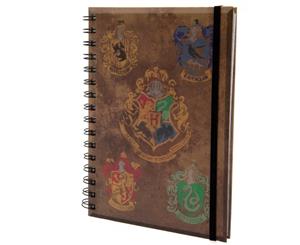 Harry Potter House Crests Notebook (Multicoloured) - TA2603