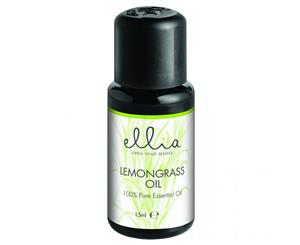 Homedics Ellia Lemongrass Essential Oil Blend 15ml Aromatherapy for Diffuser