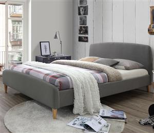 Istyle Cameron King Bed Frame Fabric Grey