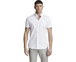 Jack & Jones Men's Jones Short Sleeve Shirt White