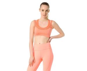 Jerf- Womens-Utah - Coral Melange- Sport Bra