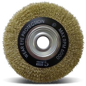 Josco Brumby 150 x 20mm Multi-Bore Crimped Wire Wheel Brush