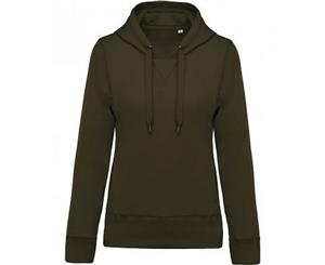 Kariban Womens/Ladies Organic Hoodie (Moss Green) - PC2993