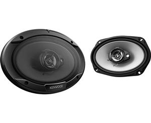 Kenwood KFC-S6966 6x9" 3-Way 400W Max Coaxial Car Audio Speakers