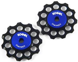 Kogel PUL-ALUM 11-Tooth Ceramic MTB Pulley Set (4/5mm Bore) (SRAM) Black