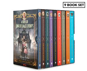 Lemony Snicket's A Series Of Unfortunate Events 9-Book Collection