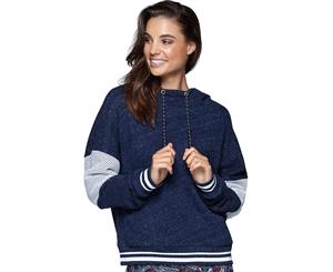 Lorna Jane Women's Rory Hoodie - Ink Marl/White