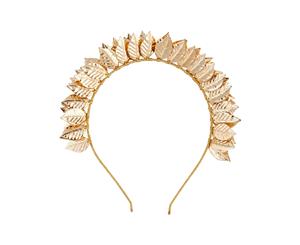 Lovisa Gold Leaf Bomb Metallic Headband