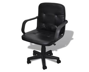 Luxury Office Chair Quality Design Black 59x51x81-89cm Adjustable Seat