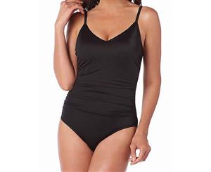 Magicsuit Black Women's Size 12 One-Piece Strappy Solid Swimwear