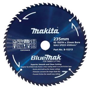 Makita 235mm 60T TCT Circular Saw Blade for Wood Cutting - BLUEMAK